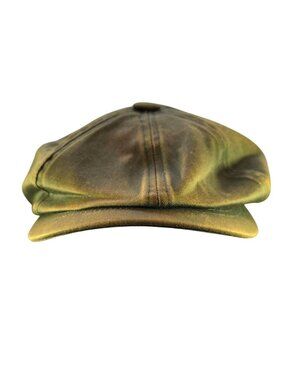 Botvela Olive Green Cotton Newsboy Cap 7 3/4 Classic Flat Ivy Hat Cotton